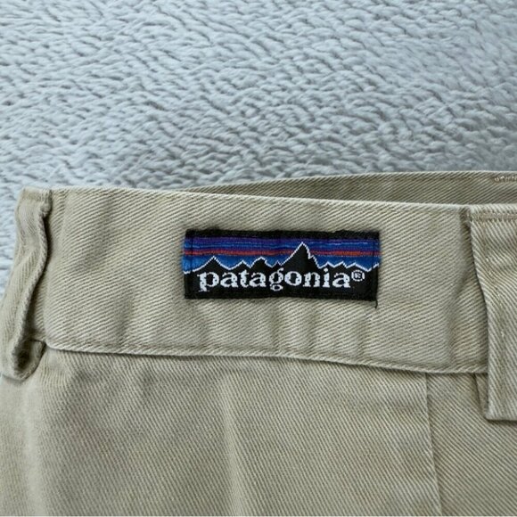 Patagonia Men's Size 34x31 Tan Dress Pants 100% Cotton Made in Hong Kong - Picture 5 of 13